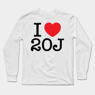 I LOVE 20J Long Sleeve T-Shirt